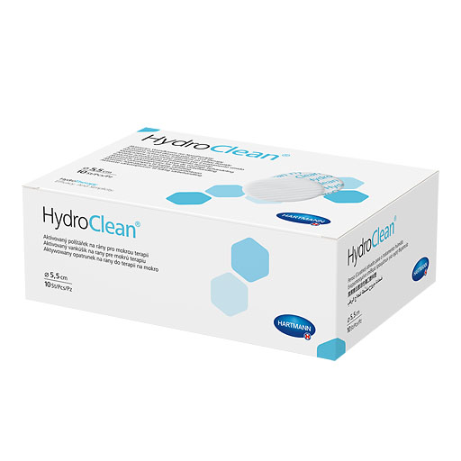 HYDROCLEAN Kompressen 5,5 cm rund steril
