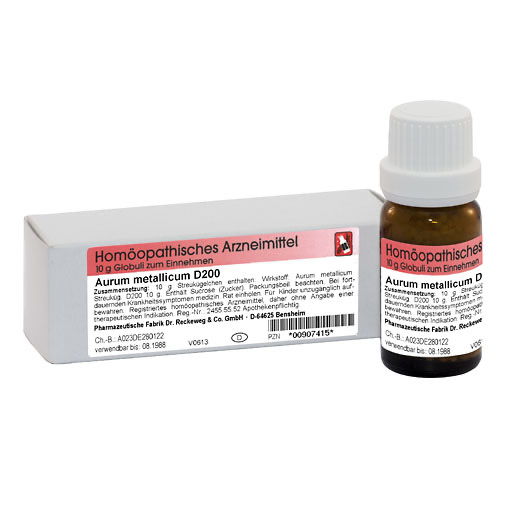 AURUM METALLICUM D 200 Globuli