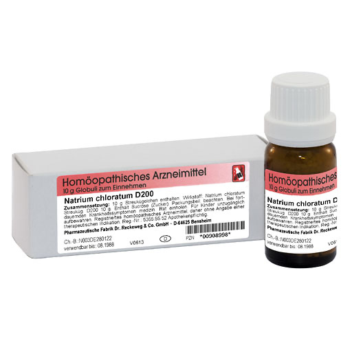 NATRIUM CHLORATUM D 200 Globuli