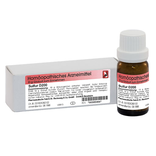 SULFUR D 200 Globuli