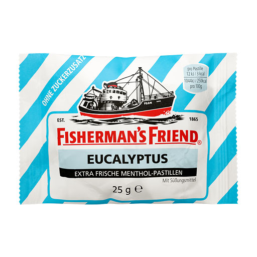 FISHERMANS FRIEND Eucalyptus ohne Zucker Pastillen