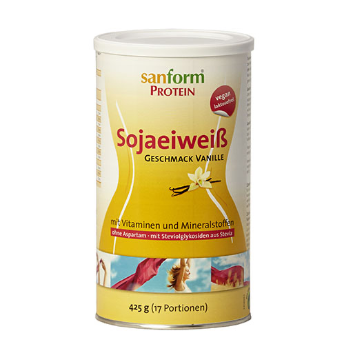SANFORM Protein Sojaeiweiß Vanille Pulver