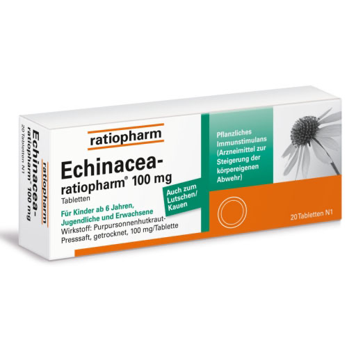 ECHINACEA-RATIOPHARM 100 mg Tabletten