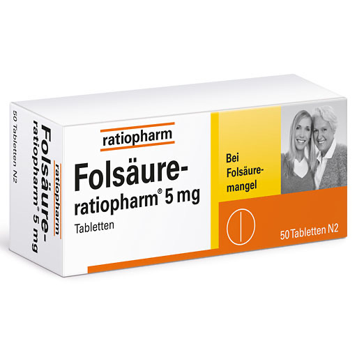 FOLSÄURE-RATIOPHARM 5 mg Tabletten