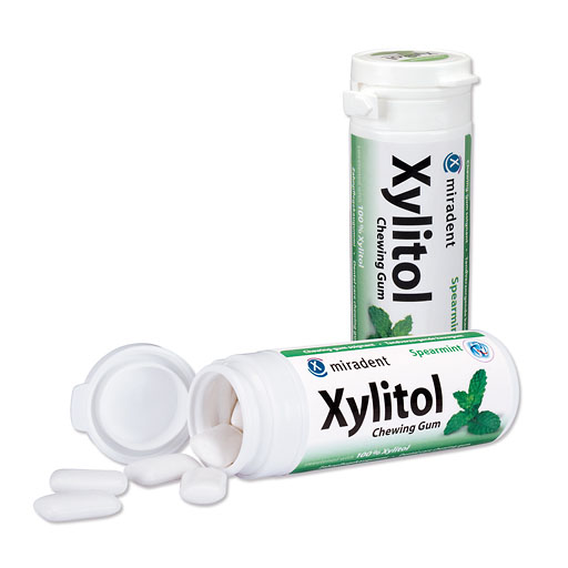 MIRADENT Xylitol Chewing Gum Spearmint