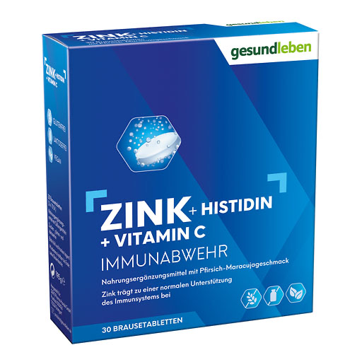 GESUND LEBEN Zink+Histidin+Vit.C Brausetabletten
