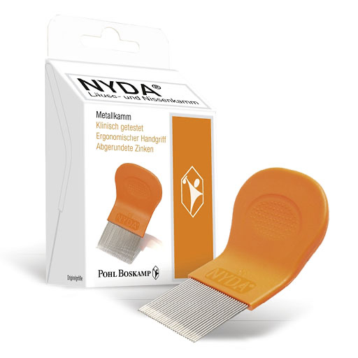 NYDA Läuse- und Nissenkamm Metall