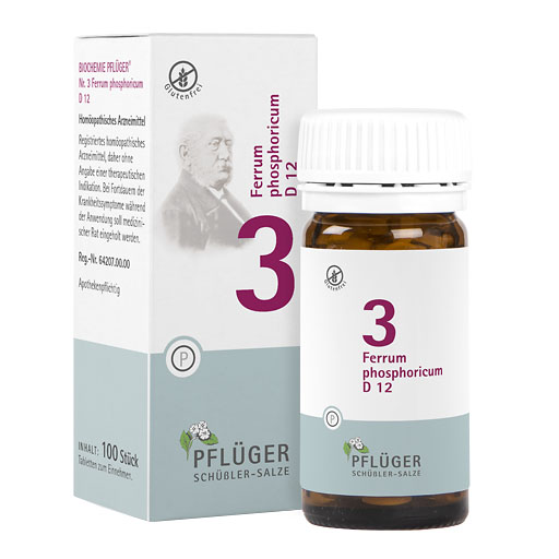 BIOCHEMIE Pflüger 3 Ferrum phosphoricum D 12 Tabl.