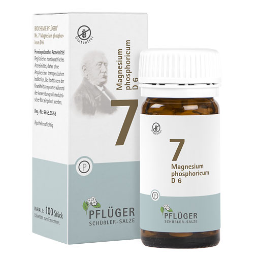 BIOCHEMIE Pflüger 7 Magnesium phosphoricum D 6 Tab