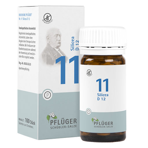 BIOCHEMIE Pflüger 11 Silicea D 12 Tabletten