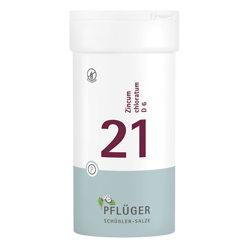BIOCHEMIE Pflüger 21 Zincum chloratum D 6 Tabl.