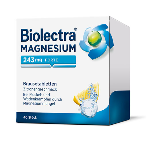 BIOLECTRA Magnesium 243 mg forte Zitrone Br.-Tabl.