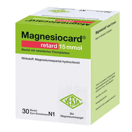 MAGNESIOCARD retard 15 mmol Beutel m.ret.Filmtabl.