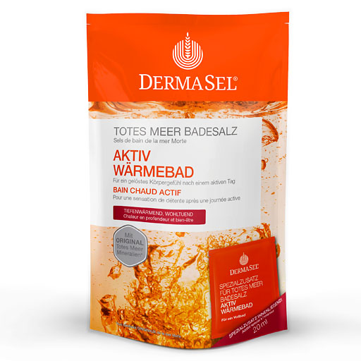 DERMASEL Totes Meer Badesalz+Aktiv Wärme SPA