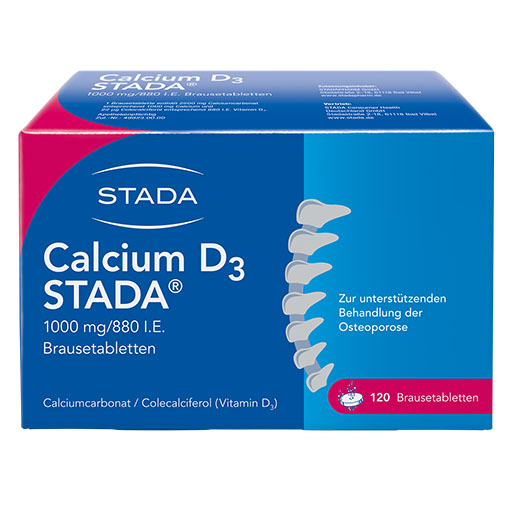 CALCIUM D3 STADA 1000 mg/880 I.E. Brausetabletten