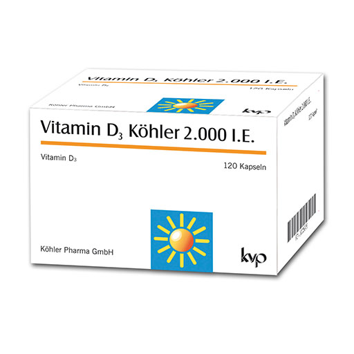 VITAMIN D3 KÖHLER 2.000 I.E. Kapseln