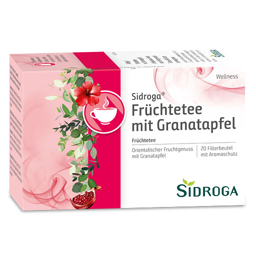 SIDROGA Wellness Früchtetee m.Granatapfel Filterb.