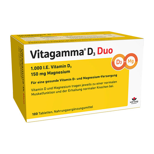 VITAGAMMA D3 Duo 1.000 I.E Vit.D3 150mg Magnes.NEM