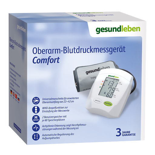 GESUND LEBEN Oberarm-Blutdruckmessgerät Comfort