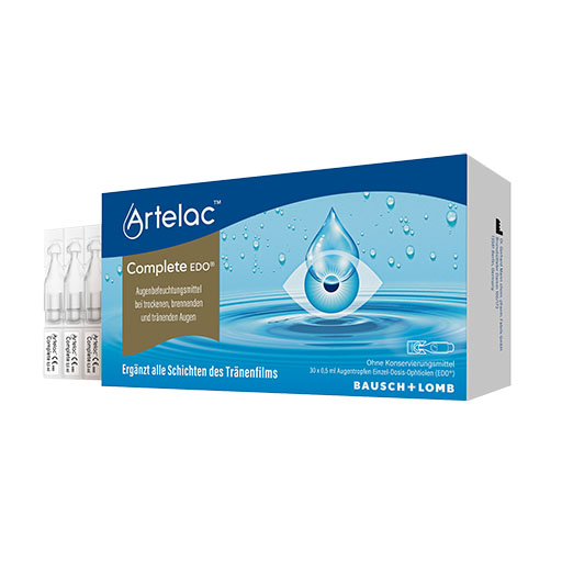 ARTELAC Complete EDO Augentropfen für trockene/tränende Augen