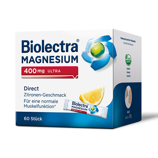 BIOLECTRA Magnesium 400 mg ultra Direct Zitrone
