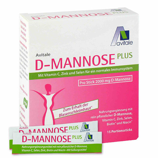 D-MANNOSE PLUS 2000 mg Sticks m.Vit.u.Mineralstof.