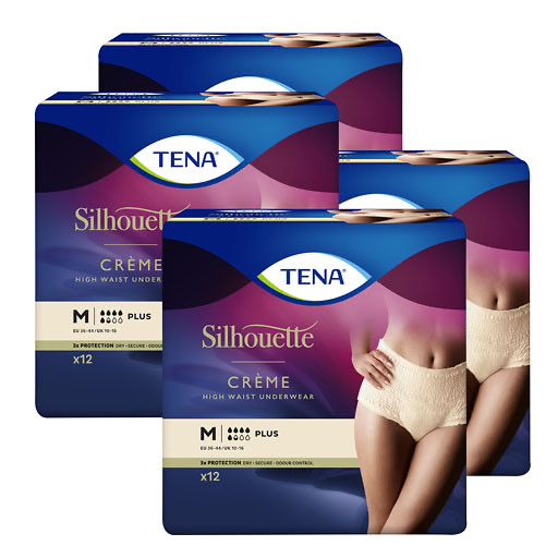 TENA SILHOUETTE Plus M creme Inkontinenz Pants