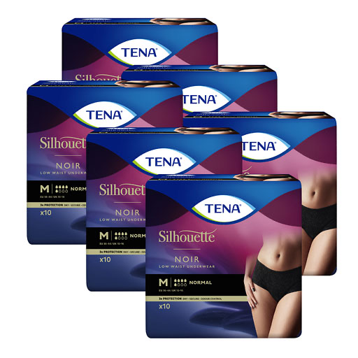 TENA SILHOUETTE Normal M noir Inkontinenz Pants