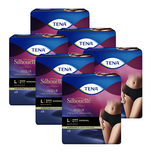TENA SILHOUETTE Normal L noir Inkontinenz Pants