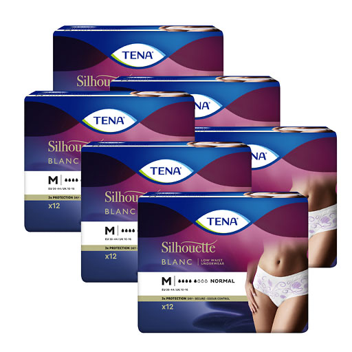 TENA SILHOUETTE Normal M blanc Inkontinenz Pants