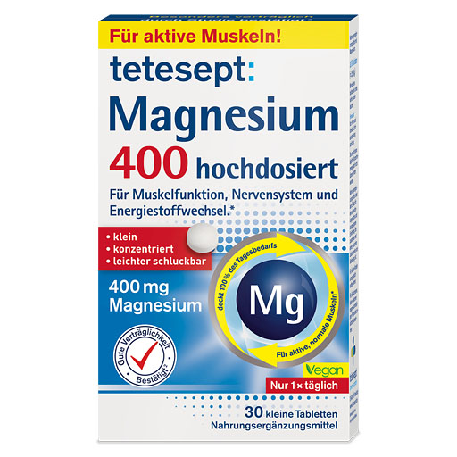 TETESEPT Magnesium 400 hochdosiert Tabletten