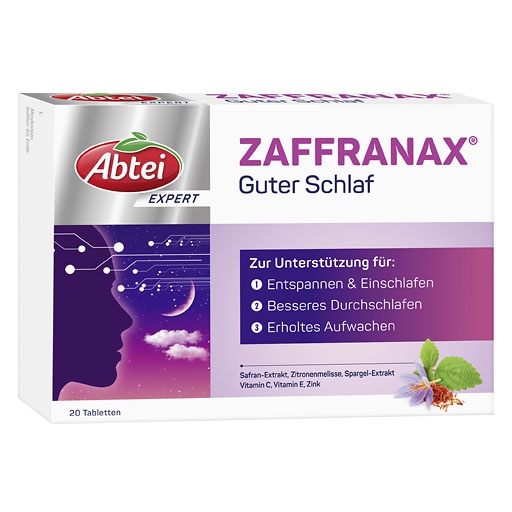 ABTEI EXPERT ZAFFRANAX Guter Schlaf Tabletten