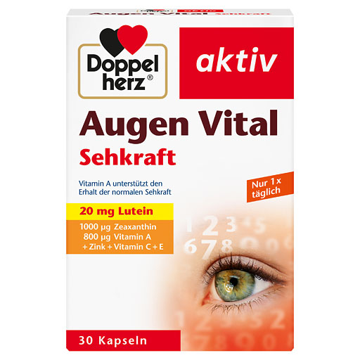 DOPPELHERZ Augen Vital Sehkraft aktiv Kapseln