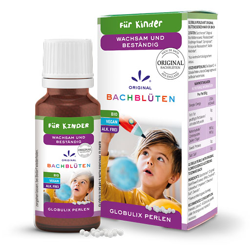 BACHBLÜTEN Kinder Globuli wachsam und beständig