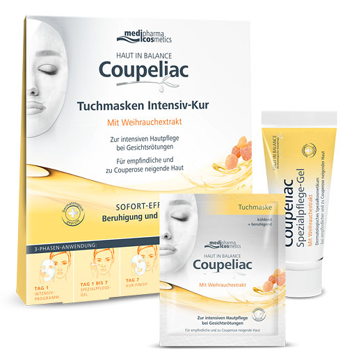 HAUT IN BALANCE Coupeliac Tuchmasken Intensiv-Kur