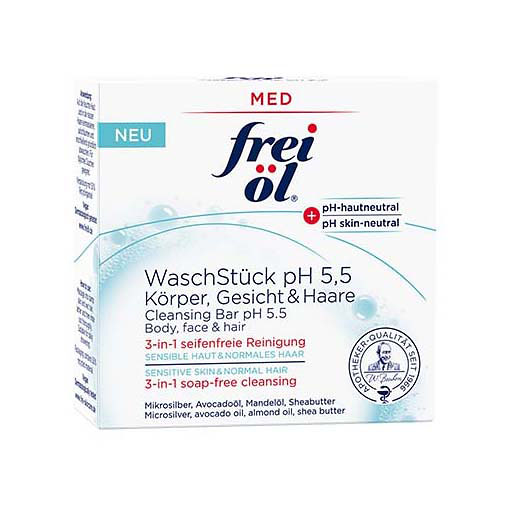FREI ÖL WaschStück pH 5,5 Körper Gesicht Haare