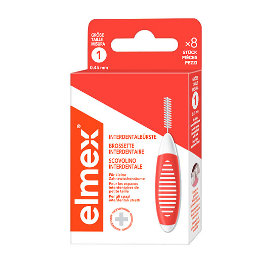 ELMEX Interdentalbürsten ISO Gr.1 0,45 mm orange
