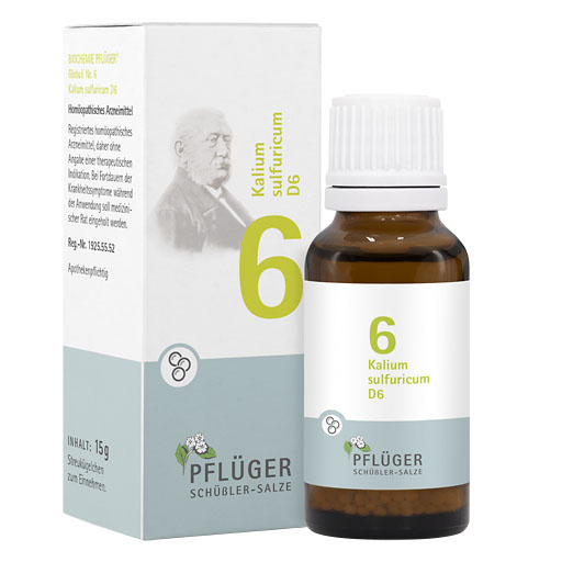 BIOCHEMIE Pflüger 6 Kalium sulfuricum D 6 Globuli