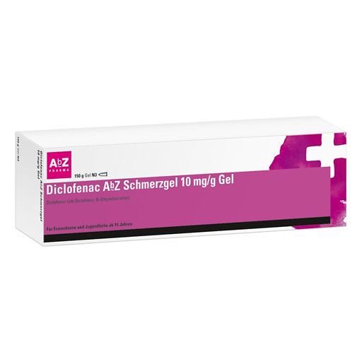 DICLOFENAC AbZ Schmerzgel 10 mg/g - für Gelenke