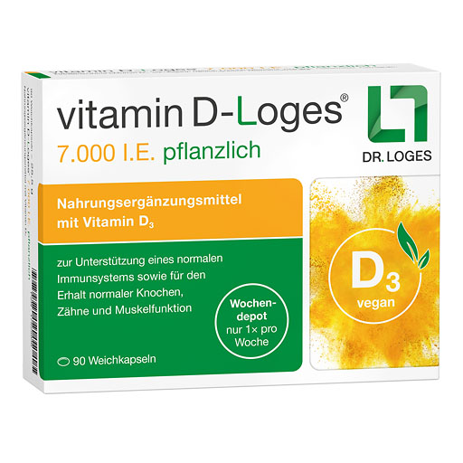 VITAMIN D-LOGES 7.000 I.E. pflanzlich Wochendepot