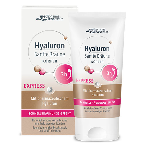 HYALURON SANFTE Bräune Express Körper Creme