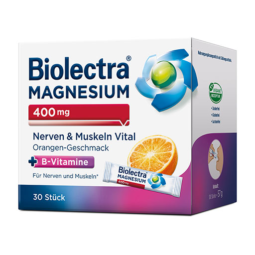 BIOLECTRA Magnesium 400 mg Nerven & Muskeln Vital