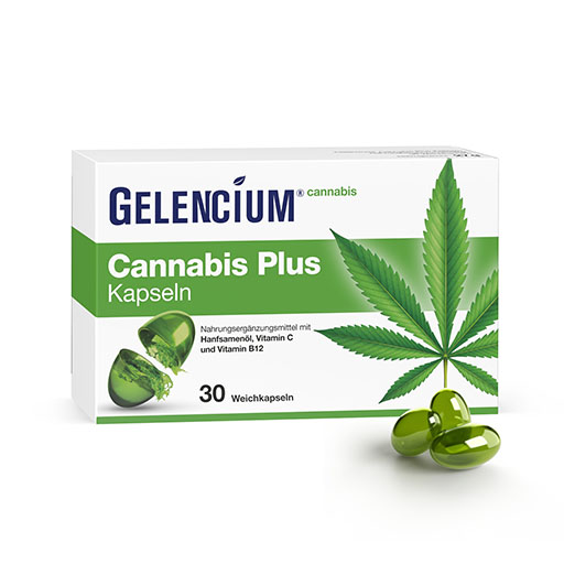 GELENCIUM Cannabis Plus Kapseln mit Vitamin B12