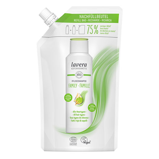 LAVERA Pflegeshampoo Family Nachfüllbeutel