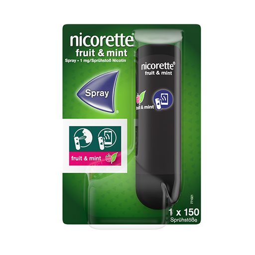 nicorette® Fruit & Mint Spray 1 mg/Sprühstoß NFC