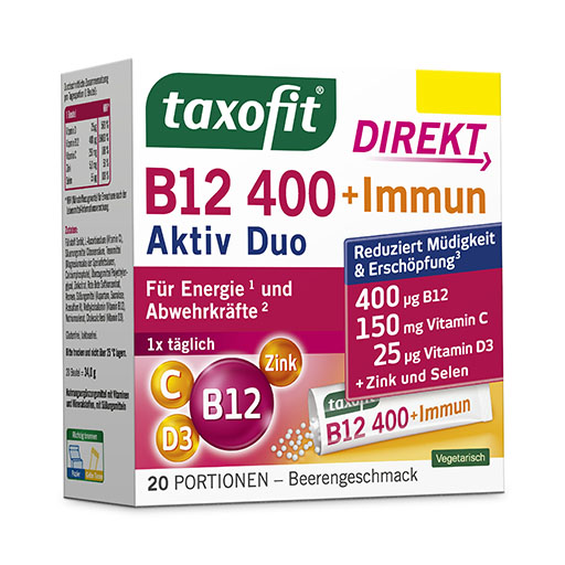 TAXOFIT B12 400+Immun Direkt Granulat