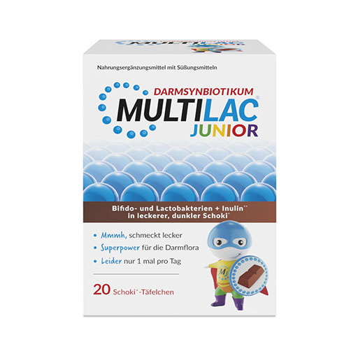 MULTILAC Darmsynbiotikum Junior Täfelchen