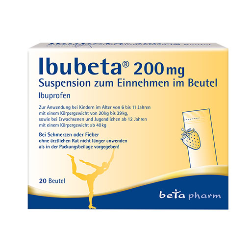 IBUBETA 200 mg Suspension zum Einnehmen im Beutel