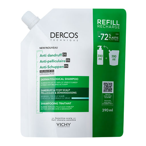 VICHY DERCOS Anti-Schuppen Shampoo fett.Kopfh.NF