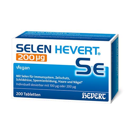 SELEN HEVERT 200 μg Tabletten